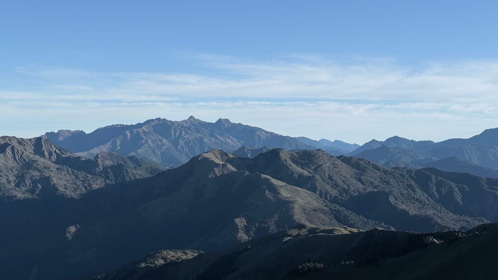 南二段｜向陽山、三叉山、南雙頭山、雲峰、轆轆山、塔芬山、達芬尖山、大水窟山、八通關山