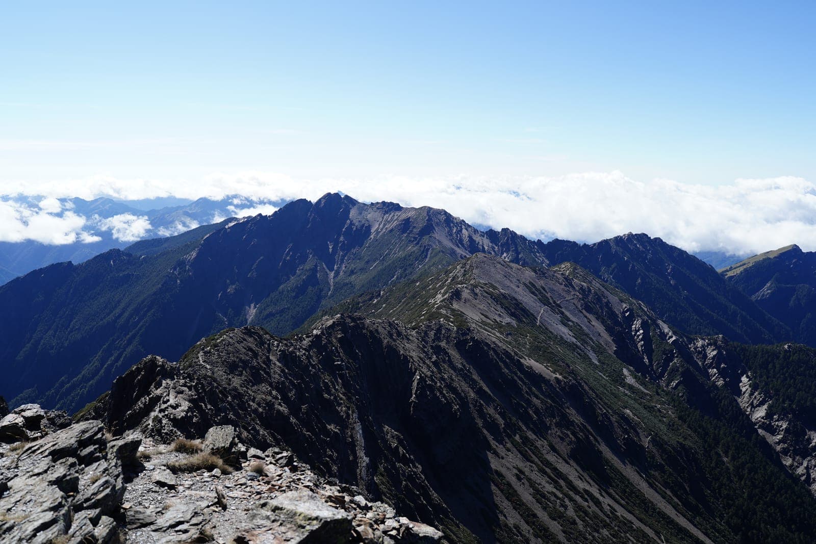 玉山後四峰|玉山南峰、南玉山、東小南山、鹿山